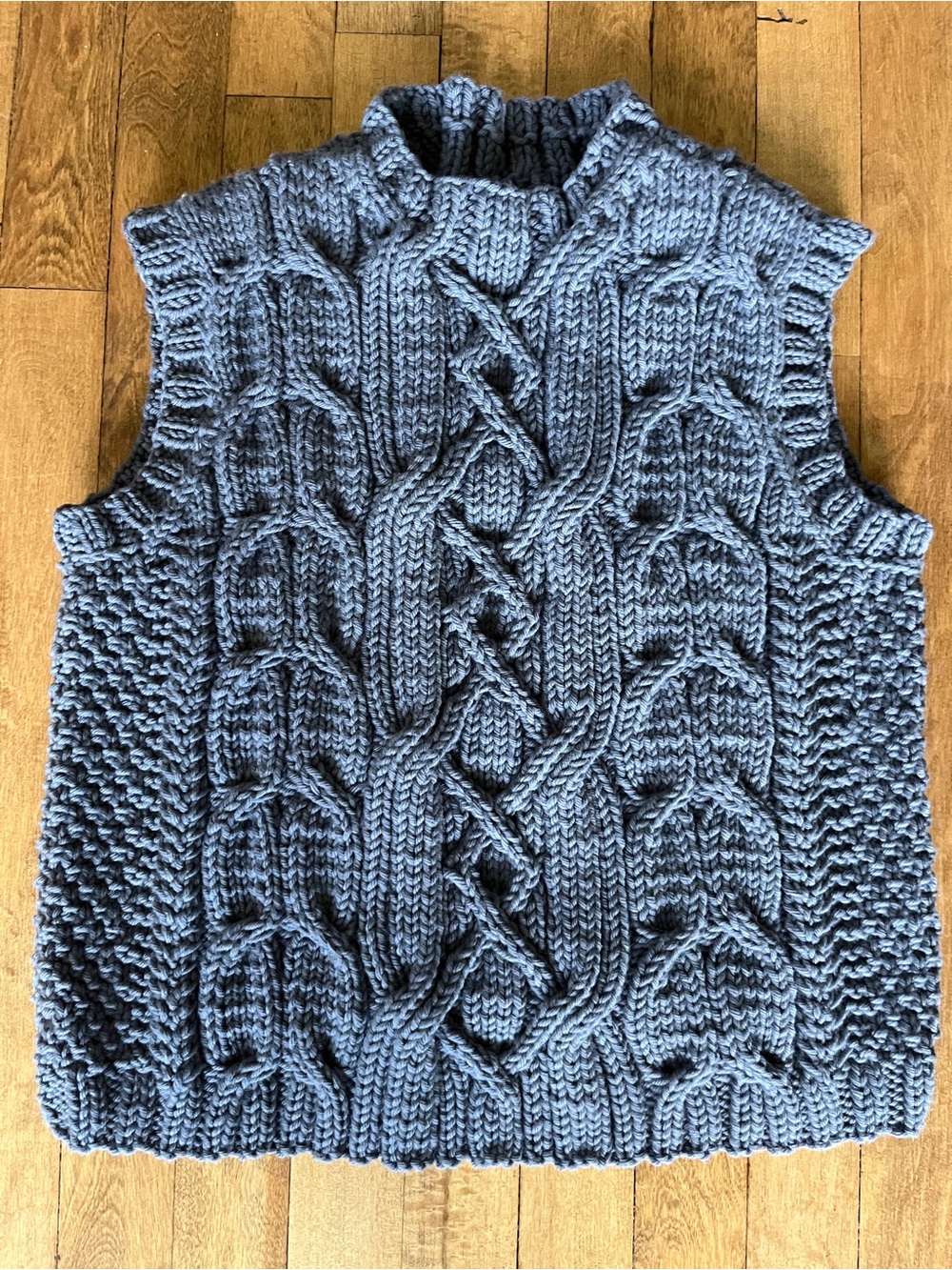 Hand Crafted Sleeveless Sweater Vest